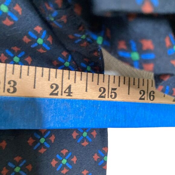 Ted Baker Mens All Over GEO Print Short Sleeve Button Up Shirt Size Large Blue - Picture 6 of 10